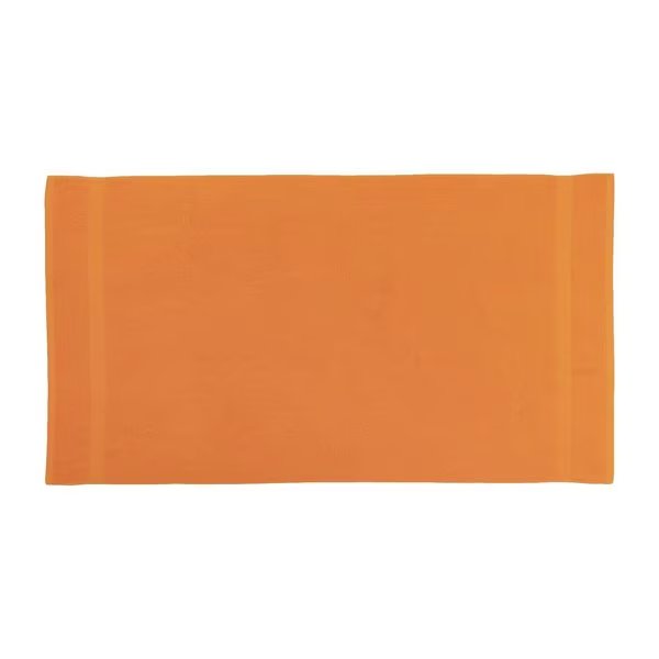 King size loop terry beach towel 35 inch x 65 inch-Orange, Towelsoft, Mfr#: HOME-BL1107-ORG